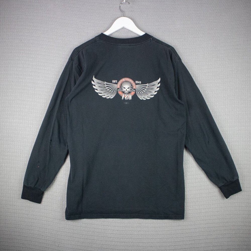 Ironworkers 720 Vintage Distressed Thrashed Longsleeve Faded